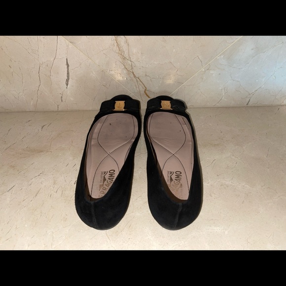 Ferragamo Suede Ballet Flats - Picture 4 of 5